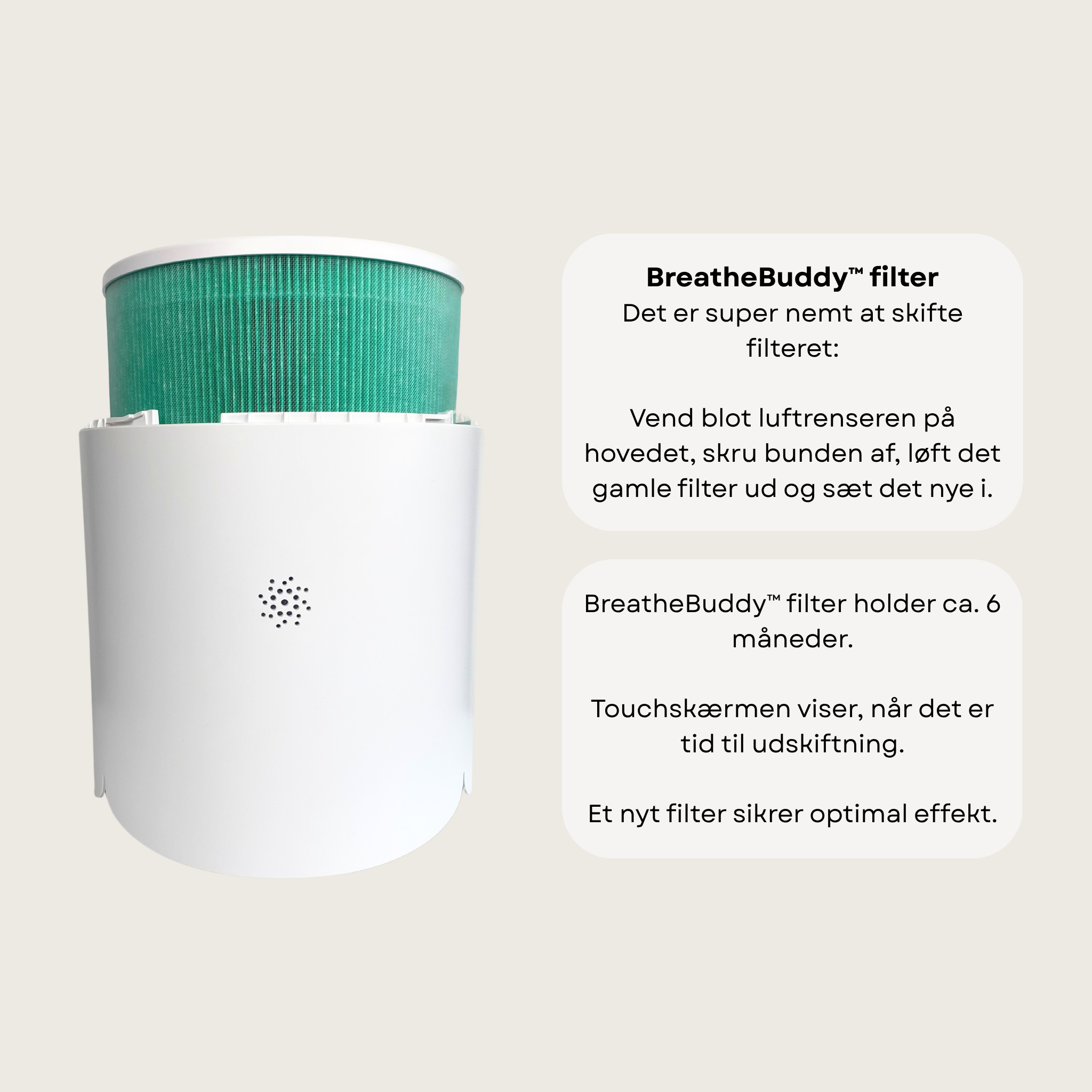 BreatheBuddy™ filter